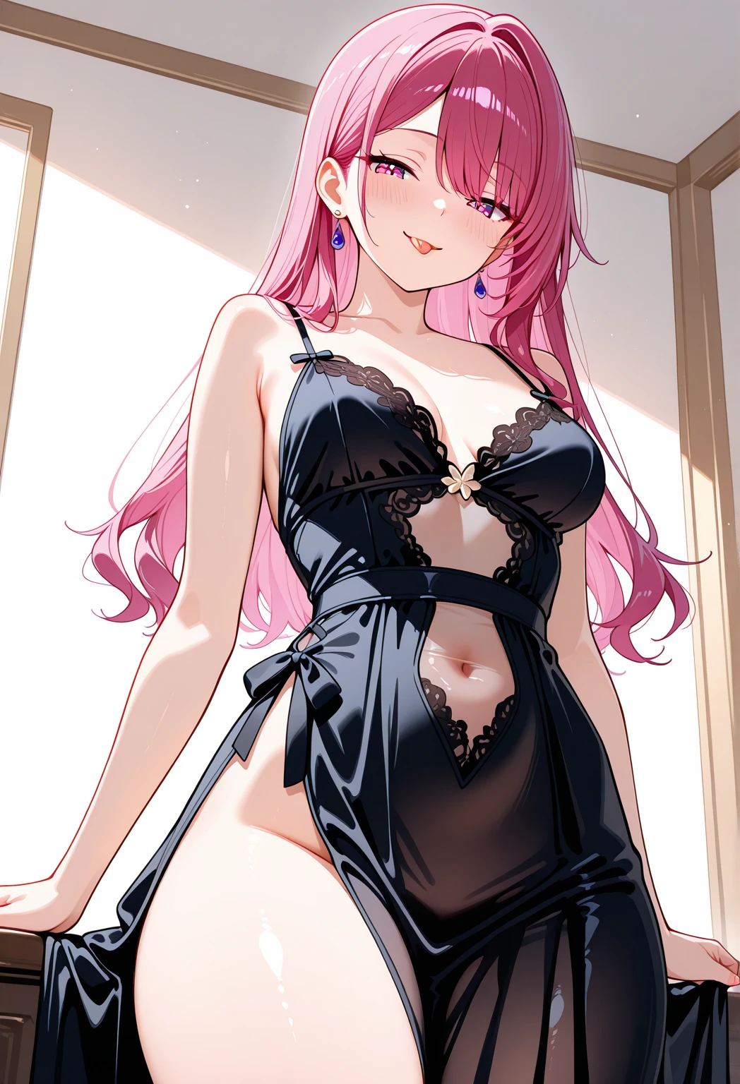 (best quality,4k,8k,highres,masterpiece:1.2),ultra-detailed,(realistic,photorealistic,photo-realistic:1.37),cute girl from back,underwear,soft lighting,tender expression,subtle smile,flowing long hair,delicate lace lingerie,feminine silhouette,gentle touch,playful atmosphere,vivid colors,studio setting,portraits