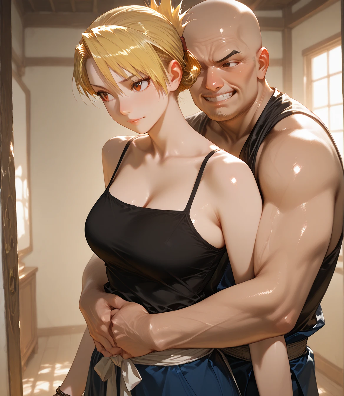 {best quality}, {very aesthetic}, {ultra-detailed}, {best illustration}, 1 boy and 1girl are having sex, standing, from side, ahegao, huge breast, slender waist, nsfw, penis, knee high socks, (skindantation:1.4), (gleaming skin:1.2), (excessive cum:1.3),