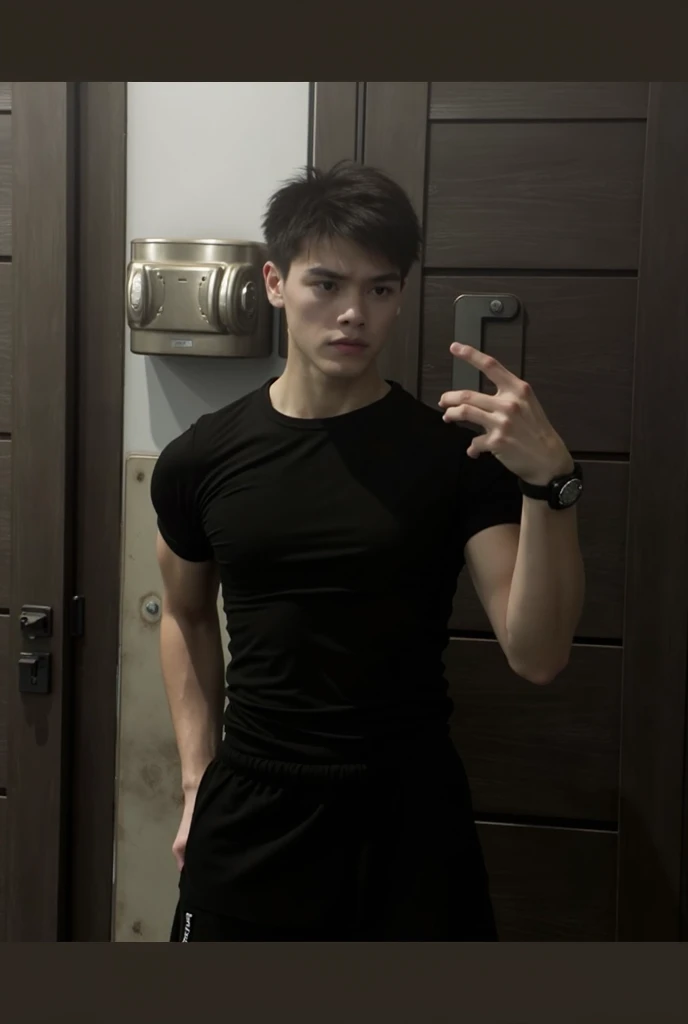 Create a tik tok photo @bald santanabooy