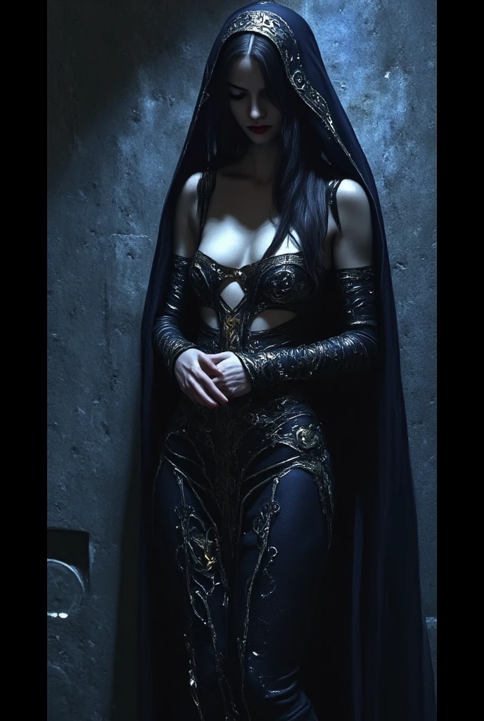 a beautiful woman in a gedi robe, a beautiful woman in a sith lord costume, 2 women, star wars, hyperrealistic, 8k, highly detailed, photorealistic, dramatic lighting, cinematic composition, intricate costume details, elegant poses, dynamic movement, moody color palette, dramatic shadows, vivid colors, stunning visuals