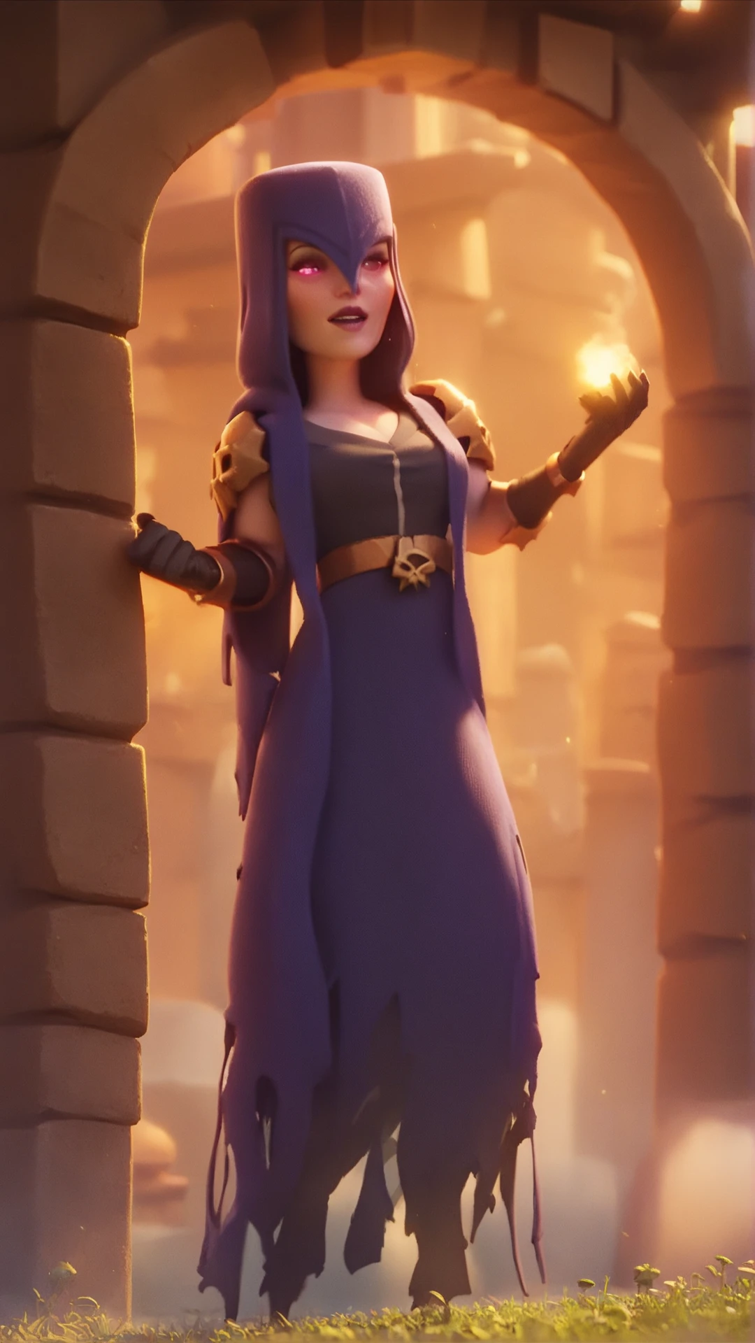 Sensual Mage girl Clash Royale
