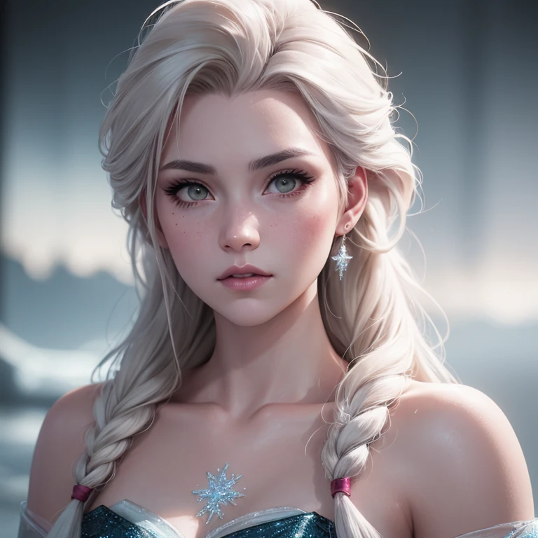 best quality, masterpiece, (elsa:0.8), upper body, blue eyes,