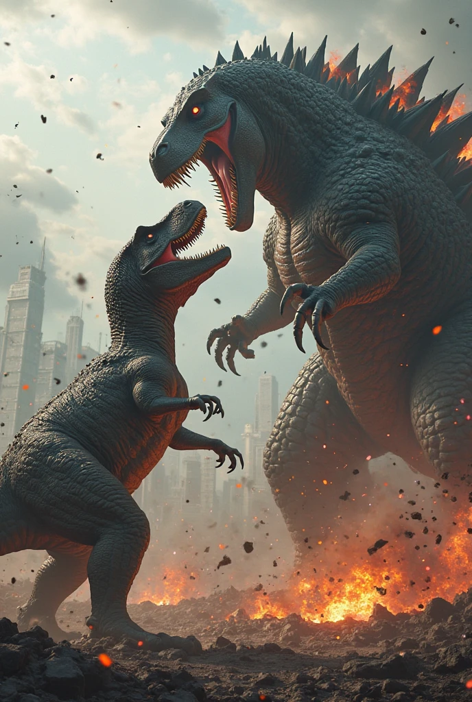 T-Rex vs. Godzilla