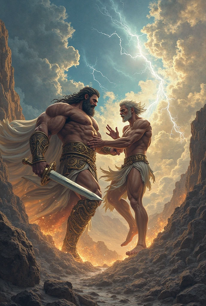 The Battle of Zeus the Villain and Hercules the Hero