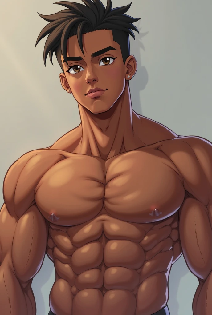(Photo from bottom to top) (Highest quality images) Lion Man ,real, young, , wearing shorts, Crotch protrusion, Anime Characters, Standing on the ground, Legs open, male face, bonito rosto young, Short hair, Huge pectoral muscles, 大腿muscular, Biceps tendon, Huge body, High-intensity training makes your body more fit, muscular, 8 pieces transparent ABS, A 3-meter-tall, Topless, , radiant skin, Dihan.and, Hands on thighs, barefoot, no beard