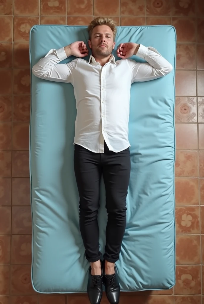 chubby, fat, polo shirt, school uniform, bed, ((Seductive pose)), (invisible:1.5, no humans:1.5, headless:1.5, faceless:1.5), ((cute huge breasts)), (8k, RAW photo, best quality, masterpiece:1.2), (realistic, photo-realistic:1.37), photon mapping, radiosity, ((Hasselblad photography)), physically-based rendering