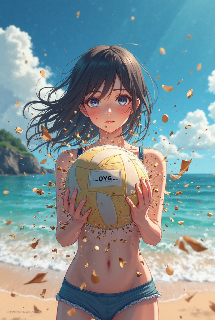 Summer， The Sun， seas，（ ocean swells），beaches --v6
