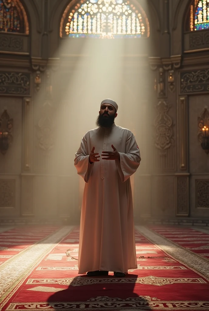 There is mawlana praying slatat 