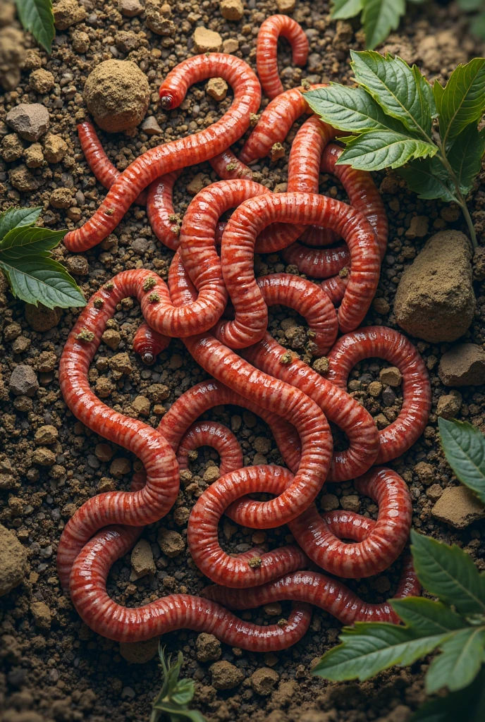 Worms for pinilla and angarita use