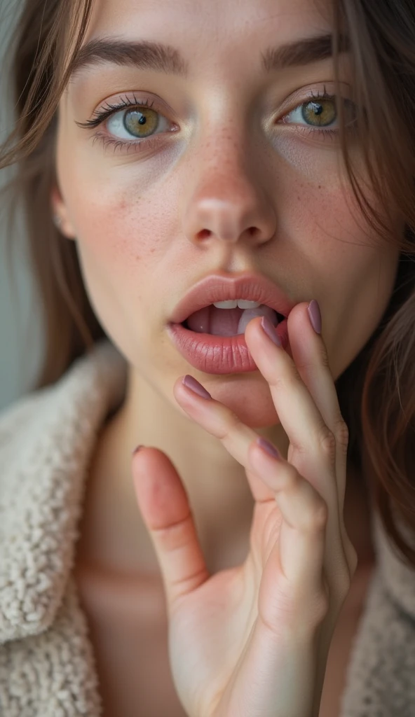 A woman sucking a human penis