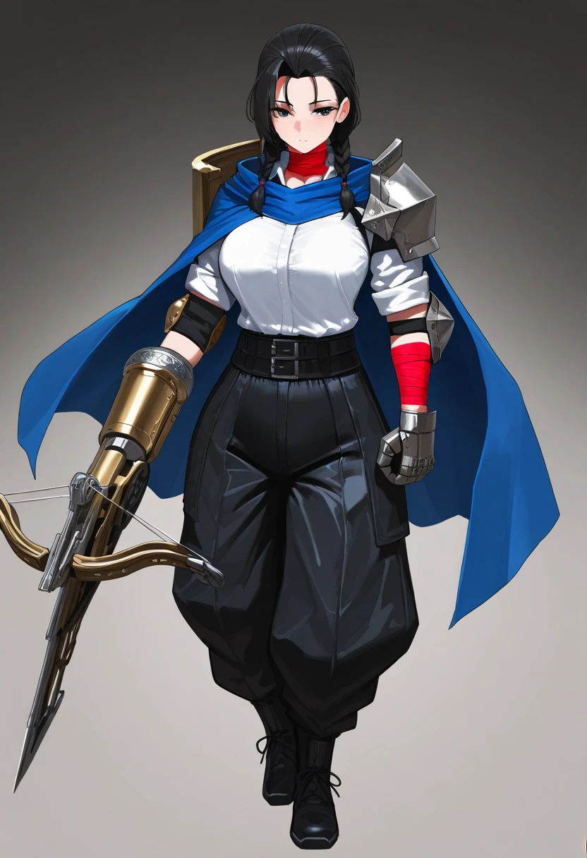 heavy snowy，new products， arma， The sword， halter， Weapons of the future， 32K, Linen cloak, Top quality, Masterpiece:Faust，,1 child， short detailed hair， thin fog， Squat， （tmasterpiece，k hd，hyper HD，16k）,clutching a sword， buliding， Reflectors， bloods， Eastern Asia， Weapon focus， Skysky， brunette color hair， knifes， shorter pants， fumo，  Mist， The clothes ar， bandagens， sword sheath， Leather， 独奏