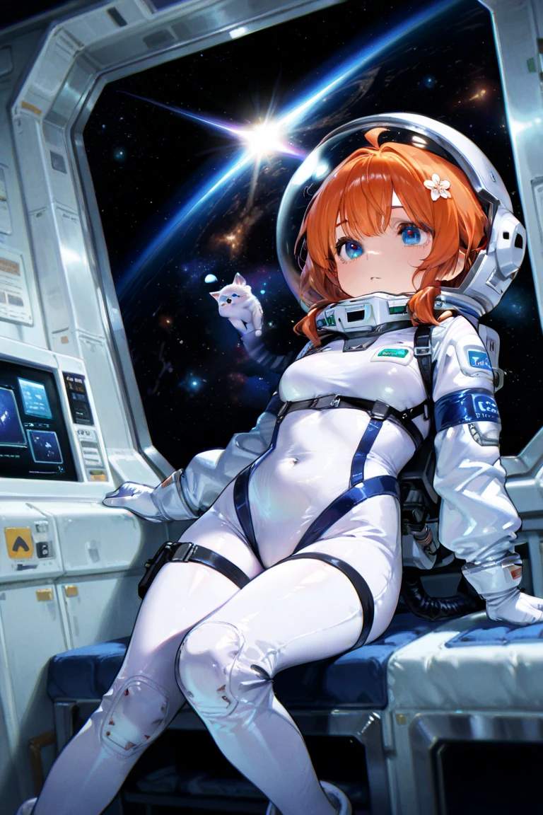 girl in a spacesuit, Portrait Anime Astronaut Girl, By Yoshiyuki Tomino, Space Girl, by Otomo Katsuhiro, Artist: Katsuhiro Otomo, Kshat, Inspired by Chris Moore, Space Molly, inspired Krentz Kuschaert, Krentz Kuschaert, Works that influenced Victor Mosquera