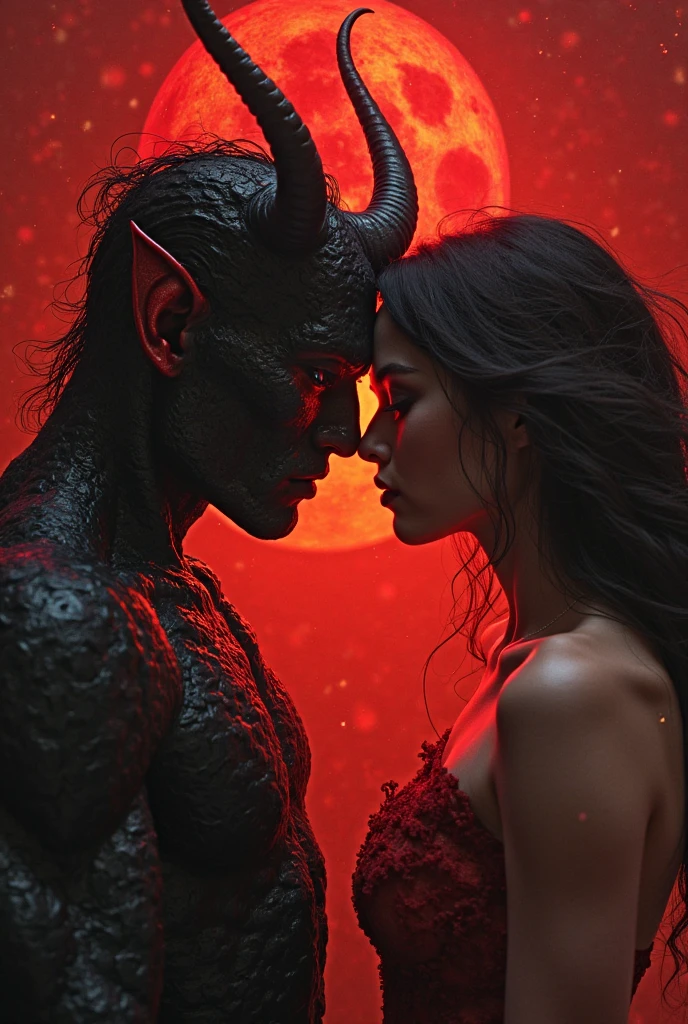 Alastor and lucifer having sex, nsfw.
