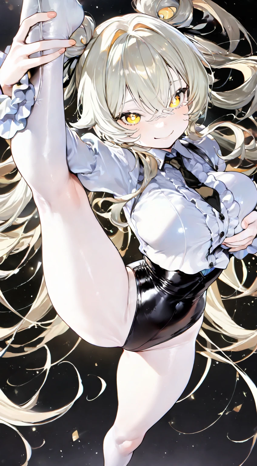 (8k、Best image quality、highest quality、masterpiece)、Detailed face、((One ))、mesugaki、Small breasts、During sex、Peeing、Showing pussy、(Blushing:1.3) 、Ahegao、強烈なAhegao、Open your mouth and stick out your tongue、saliva、climax、Roll your eyes、Tears、Long Tongue、Squirting、Peeing、Black Bunny Girl Costume、Cum on face、Looking up from below、No underwear