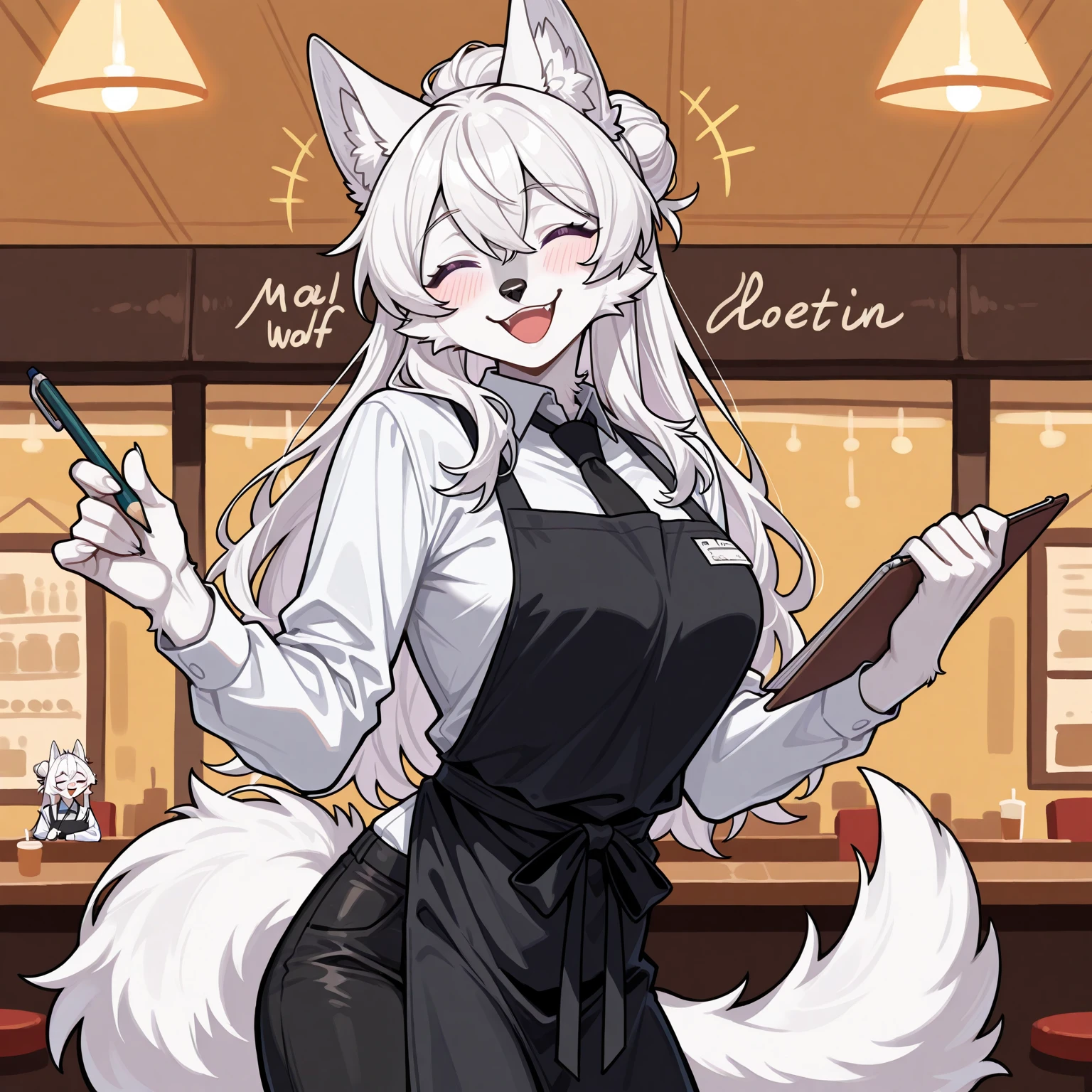 By zinfyu,by twistedscarlet60, uploaded on pixiv, by fluff-kevlar, (masterpiece), (best quality), (solo female:1.2), (extremely detailed:1.3),(detailed eye, brown eye), german Shepherd, wearing croptop and skirt