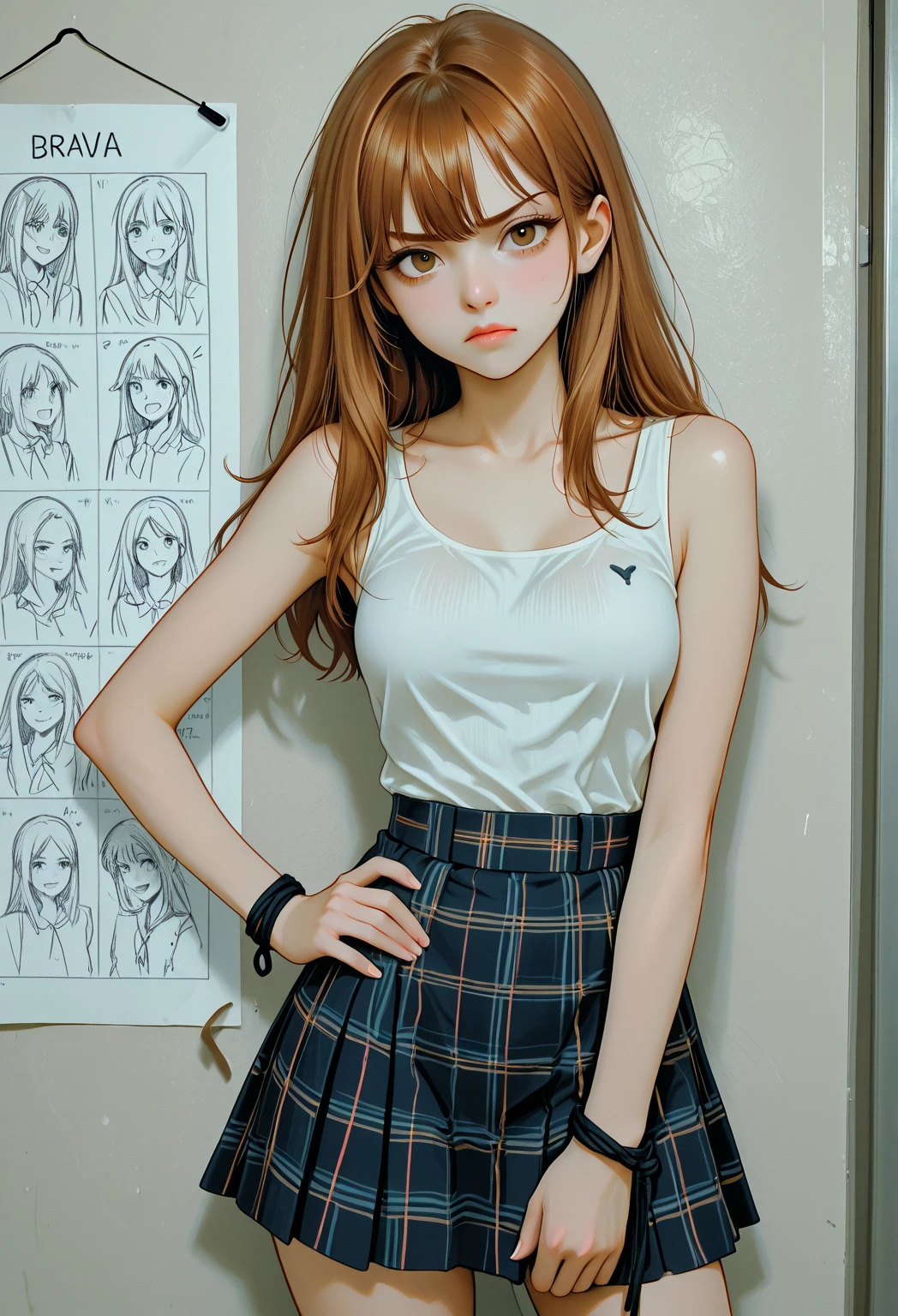 (masterpiece, best quality), 1girl, <lora:ChamMisakiSawakiguchi:0.8> MisakiSawakiguchi, hair bun, braid, hairband, MisakiSawakiguchi, hair bun, braid, hairband, serafuku, white shirt, black skirt