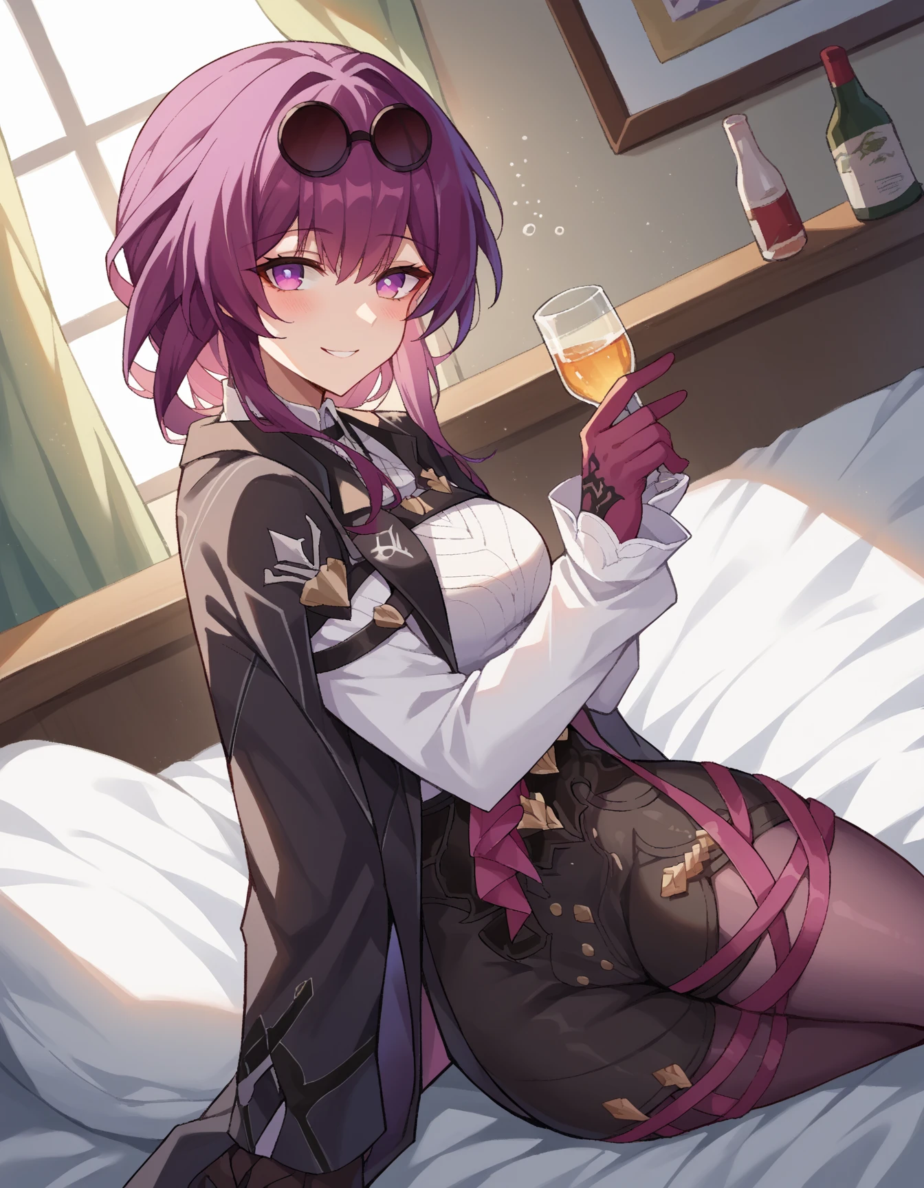 (masterpiece),(intricate details),1girl,mature female,huge breasts
BREAK
neferpitou, <lora:neferpitou:1>, neferpitou, short hair, (red eyes:1.5), long sleeves, animal ears, tail, white hair, shorts, cat ears, cat tail, curly hair,
barefoot,depth of field,looking at viewer,random view,((sit on the , Tour_of_a_vineyard_with_wine_tasting,)),((upper body)),smile
BREAK
day,sun,rainbow,bus stop,((cumulonimbus)),from below:1.2,