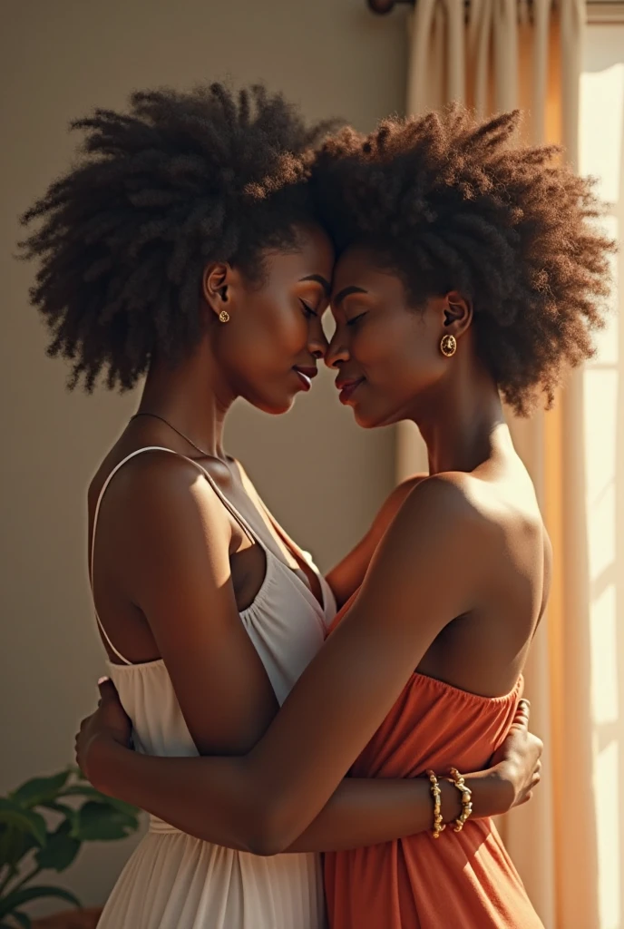 A couple where the woman is white with brown short hair and glasses, a little thicker and the man brown skin with rind hair