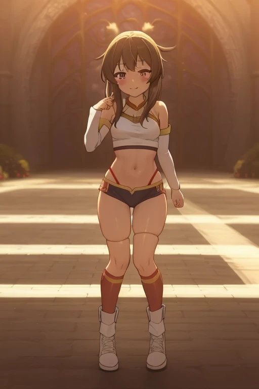 masterpiece, best quality, 1girl, katara, toned, dark skin, braid, jewelry, looking at viewer, tiny white thin bikini top, short white tennis upskirt, long legs, thigh high socks, sunshine, no panties, blue eyes, exposed underwear