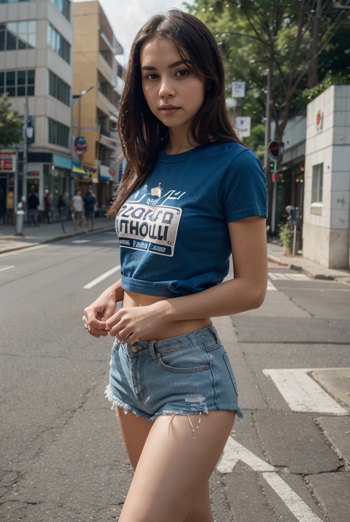 Chica universitaria que estudio turismo y le gusta viajar por el mundo