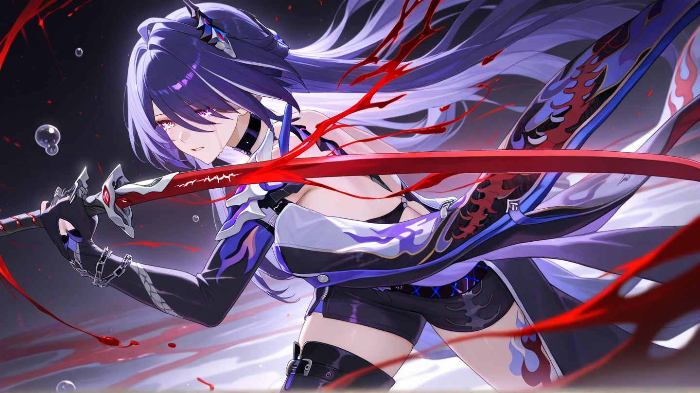 ((masterpiece:1.4,best quality))+,(Ultra-detailed)+,(super detailed eyes)+,(winged ears:1.5),
(cute girls),15 years old,(crimson pupils:1.15),dark black hair,long braids,Thick hair(Variza:1.2),Pale complexion,seductive smile,red rhombus crystal,red bird feathers,empty eyes,Blood-red lips
(She wore a conservative red and yellow bird feather coat,black pattern,:1.5),(Starry Sky Cloak:1.4)The sleeves are extra-long,Red bird feather headdress,fire burns hair,Baiyun,A sea of red leaves and vines,Dream bubbles,black nails,silver crown,red apple,Purple grapes,Red Lotus,Leather jacket,Black handguards,red leggings,Turned,Back to head
(bird feathers:1.1),
(Dawn light:1.2),
(Thick black and white:1.16),(depth of field:1.4),intricate details,Mixed colors,Detailed route,Excellent,Super details,The content is very detailed,(high contrast:1.11),Wind,Amazing cleavage,beautiful eyes,messy hair,(best illuminate,extremely delicate and beautiful), ((lighting)), (View from the side:1.3),8k,masterpiece,best quality,Movie stills,1 plump girl,floating in the sky,interweaving clouds,Cloud,(Close-up cleavage:1.1),bright,Cheerful,interesting,soft light,(Bauhaus,shape,line engineering,Abstract:1.1)official art, Unity 8k桌布, Super detailed, Beautiful and beautiful, masterpiece, best quality, (Dynamic angle:1.4),浪漫 depth of field 异调_dance,PerfectNwsjMajic,(masterpiece,top quality,best quality,official art,Beauty and Aesthetics:1.2),The content is very detailed,colorful,highest detail,Female Kirito