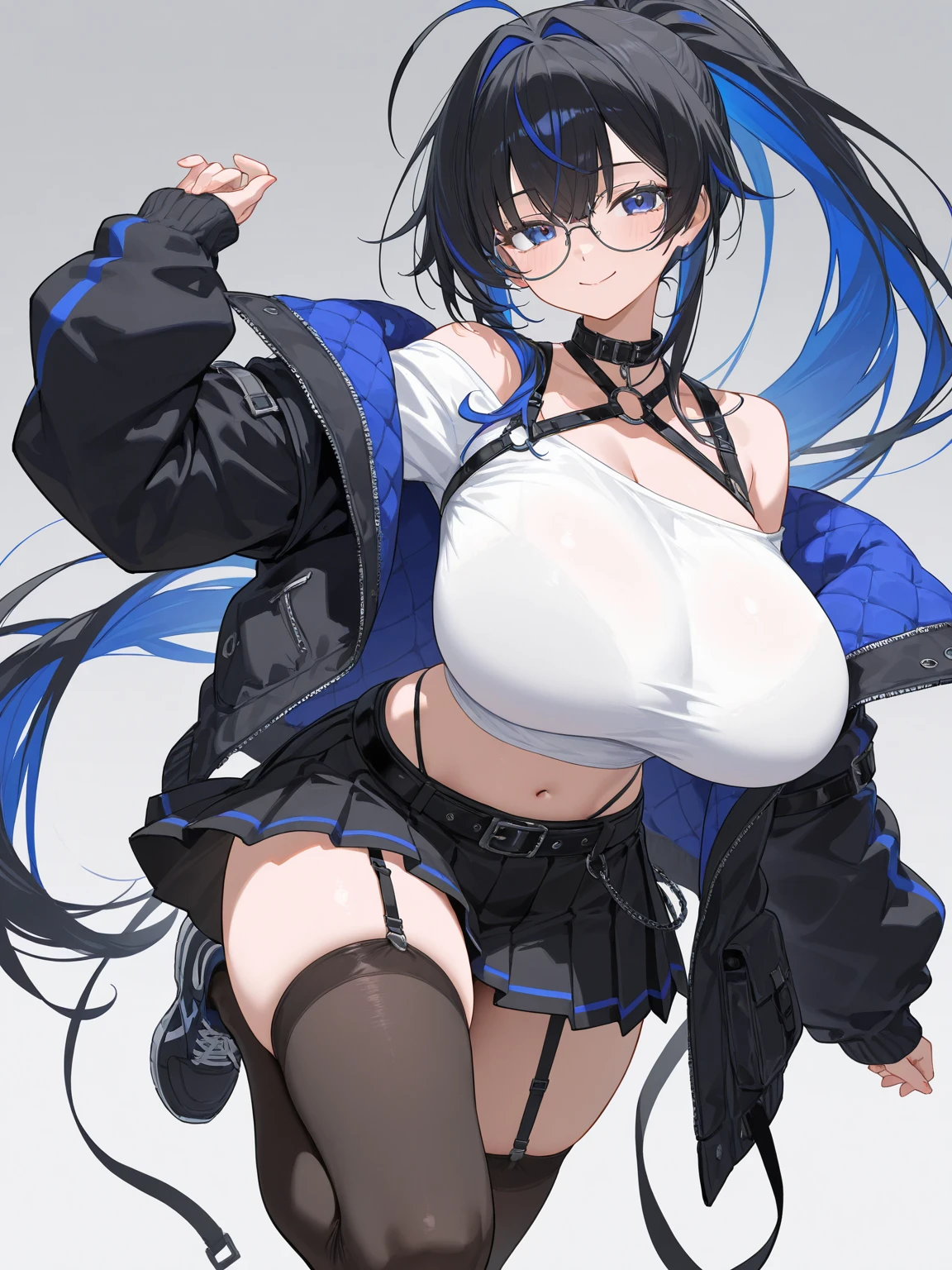 High resolution　Excited expression　White Breath　Master Parts, highest quality, Very detailed, shape, Warm lighting, Bright colors, 8k wallpaper, 1 girl, Gray Hair, floating, Show Viewer, Outdoor, Mojimoji