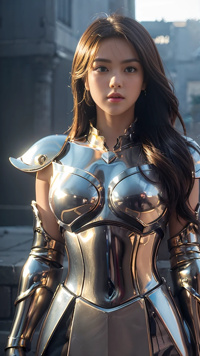 8k,A female adventurer from another world,so beautiful(Like the real thing),Adult woman in leather armor,Brown Hair,blue eyes,Carrying long objects, Large sword,Brown combat trousers,((A broken carriage behind:1.4))、Perfect Face,Perfect hand shape,charm,Volume measurement,Body balance,超High resolution,super Realistic skin,Digital single-lens reflex camera, Soft lighting, high quality, Highly detailed face, Highly detailed eyes, highly detailed skin, skin, Scattered beneath the surface of the water, Highly detailed face, Highly detailed eyes, Beautiful expression, lip, Detailed Background, Written boundary depth, Small breasts、Volumetric lighting, Sharp focus, Absurd, Realistic proportions, Excellent anatomy, (Realistic, 超Realistic:1.4), 16k hdr, dawn,Big Breasts,High resolution,super Realistic skin,super Beautiful expression,Fantasy art,Character Art,Dynamic pose,Compensate,Brown cloak,Carrying large luggage on your back,