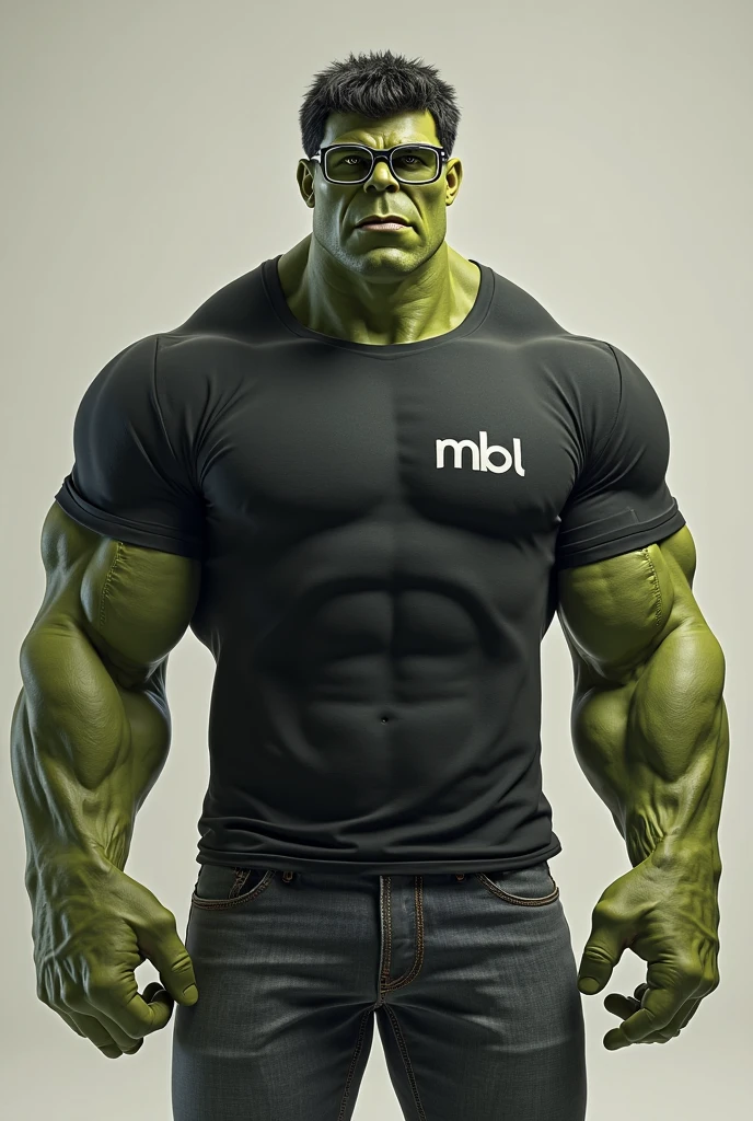 Hulk with black polo shirt written OCA CELL technical assistance