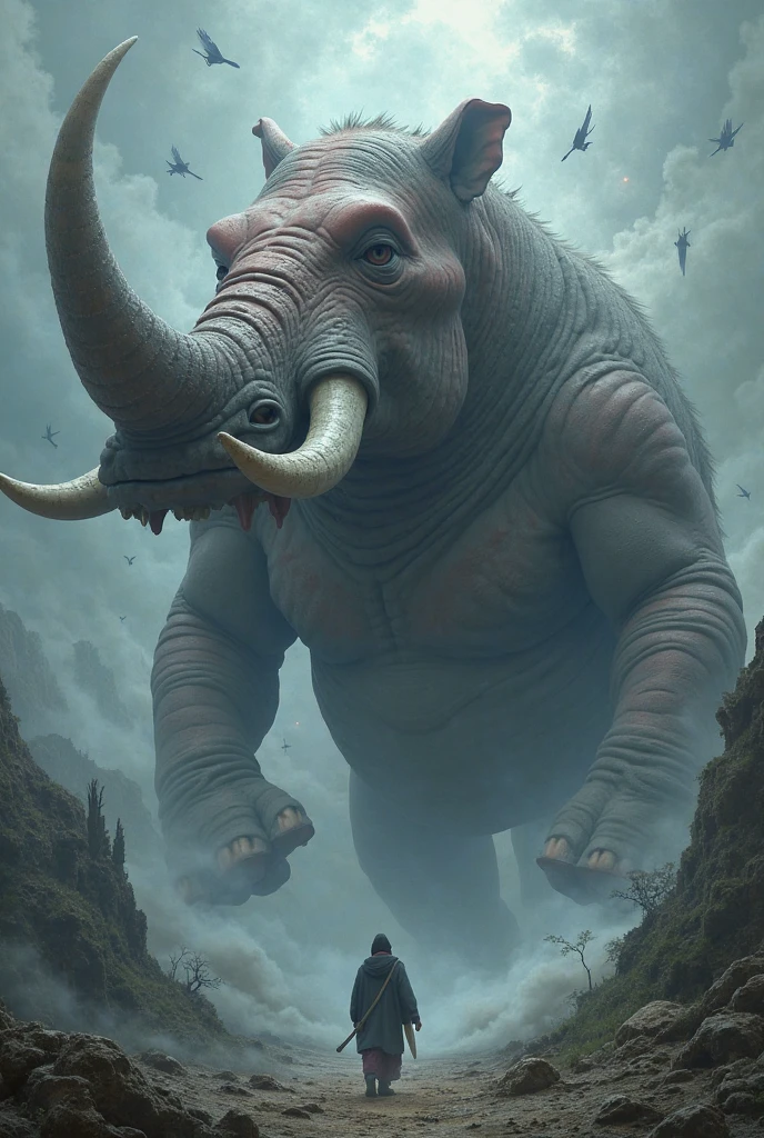 Give me a picture of what the behemoth looked like according to the bible.