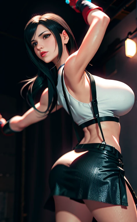8K, Top Quality, Intricate Details, Ultra Detail, Ultra High Resolution, Masterpiece, close up shot, (full body: 1.1), Slender, Smile, (Makeup: 0.4), (walking), (Fluffy Eyes: 1.21), ((bangs)), 1girl, solo, 1 girl, (((red eyes, black hair, bangs, long hair)), ((Tifa,Tifa・lockhart,Final Fantasy 7,FF7,l)), close up shot, , ((tall)), (((fit body))), (((slim face))), sharp face, ((naked )) , (detailed face), sharp face, small lips, ( walking), walk pose, walking pose,
((, )), , ((,)), detailed face, detailed breast, large breast, ((detail nipples )), detail ass, Narrow Waist, Skinny, tall , 175 cm tall, Muscular, Navel, Exposed Abdomen, Pointed Chest,, Beautiful girl with accentuated slender abs: 1.4, Six Pack Abs: 1.4,, Perfect Body, detail leg, (( dark background)), black background,