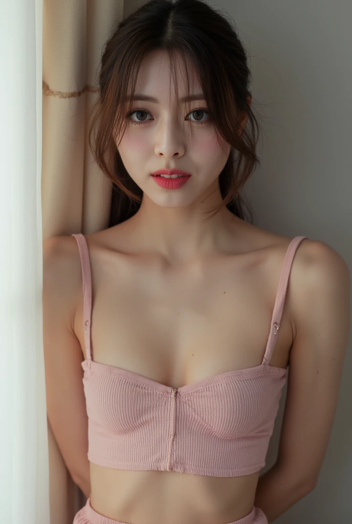 (high details:1.4)、(surrealism:1.4)、(soft lighting:1.05)、32,000、1 woman、realistic lighting、face lighting、ray tracing、(brightened light:1.2)、(improve quality:1.4)、(Realistic textured skin of the highest quality:1.4)、original photo, lifelike, full body woman love, bed, soggy, big bust, stylish hairstyle, pale skin, black eye, pink lips, (Beloved), (:1.1), ~Through, detailed background, detailed face, delicate eyes, good hair, Anatomically correct body, elastic skin, make up, masterpiece
