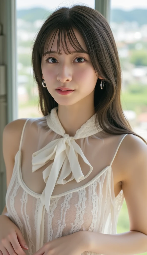 Excellent quality, Masterpiece, High Resolution, 1 girl, Blush, (seductive smile: 0.8), Star Eyes, Hanfu China, hair accessories, necklace, decorations, beauty, on_body, Tyndall Effect, realism, shadow room, Edge Light, Two-tone Lighting, (Highly detailed skin: 1.2), 8g UHD, SLR, soft light, High quality, Amount of light, Candid photos, High Resolution, 4K, 8ก, blurred background, Light tulle,