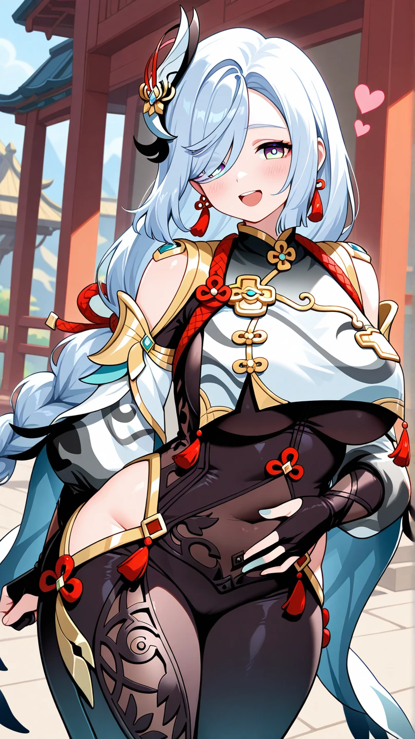 theology,Genshin,A beautiful smile,fantasy,Cross your legs,stockings,