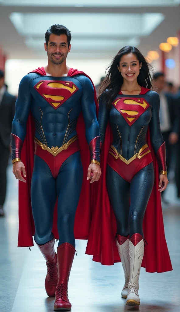 Two super heroes in one frame 