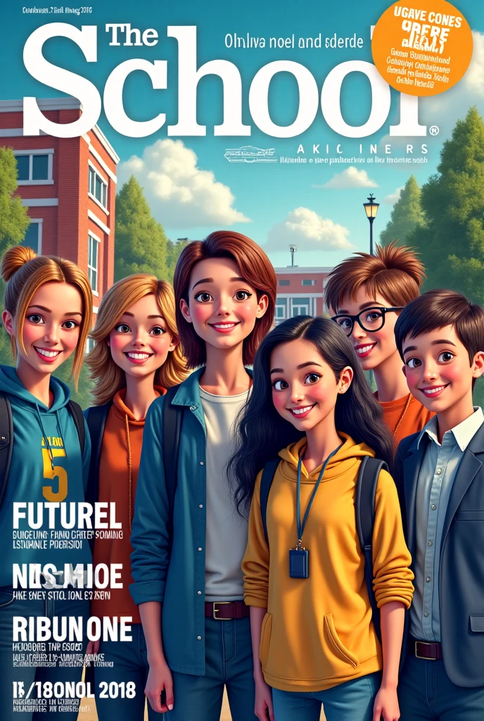Create an image for the cover of a book about financial education for children, bem realista, alegre e colorida --auto