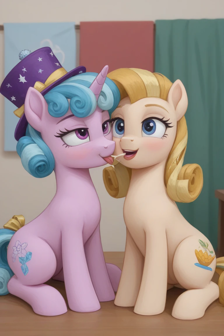 (shining armor), (((sailor uniform))), ((twilight velvet)), (((2 characters))), (((my little pony sex:1.3))), (((my little pony:1.6))), (detailed), heart on butt, ((realistic light)), ((masterpiece:1.1)), 4K, ((panties down)), (balls), (penis), ((realistic shadows)), ((big belly with cum:1.3)), (((very big butt))), (((orgasm:1.6))), (((fat breasts:1.4))), (((black eyeshadow))), (((femboy:1.4))), ((stockings, skirt, striped)), ((sheer bra))