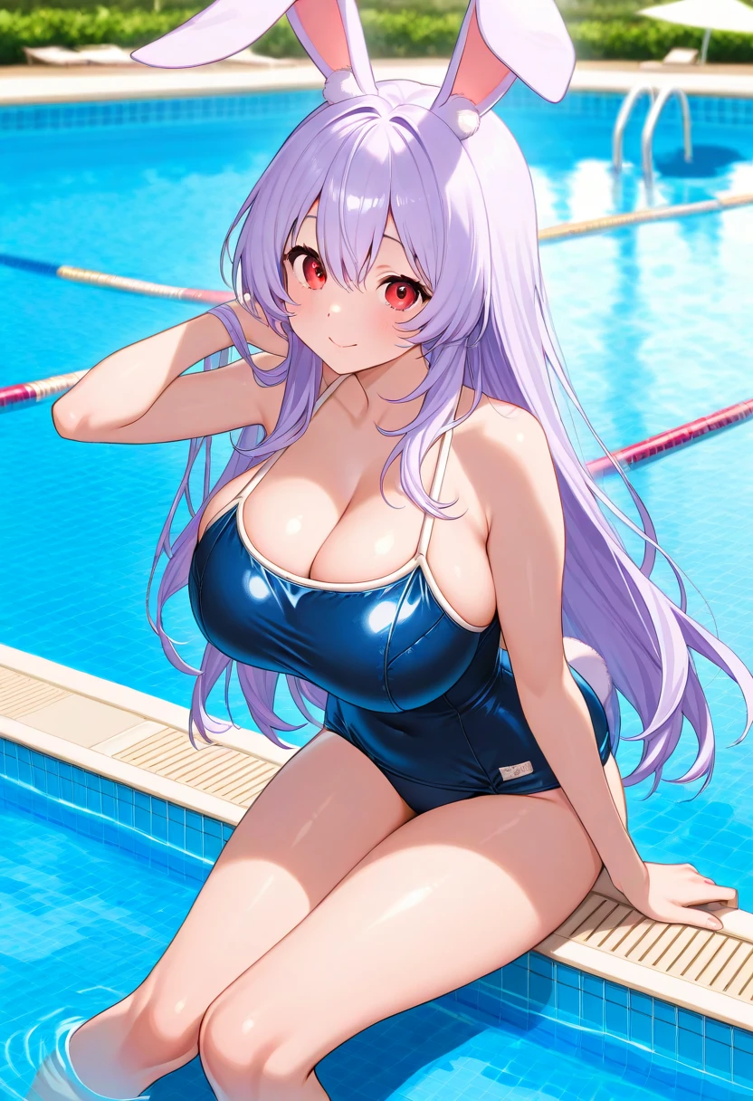 A girl wearing a cow bikini with purple hair, her hair flowing over her shoulders. She has large breasts and is wearing knee-high socks. The scene is set by the poolside, with a low angle perspective. The girl is looking directly at the viewer with a surprised expression on her face. She is also wearing sunglasses for added style and attitude.
The artwork is of the best quality, with a resolution of 4k or even 8k, ensuring ultra-detailed rendering. The image should have a realistic and photorealistic feel. The lighting should be studio-quality, with sharp focus and vivid colors. The overall style can be a combination of vibrant and playful, given the cow bikini, but with attention to detail and finesse to create a visually stunning masterpiece.
The color palette should include shades of purple to complement the girl's hair, with contrasting colors to make her stand out. The lighting should accentuate her features and create a captivating ambience. The poolside setting should be beautifully depicted, with clear water and a sunny atmosphere.