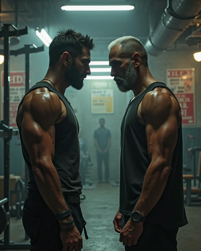 Muscular body change background realistic face ultra 8k resolution