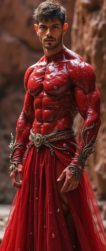 (megan fox:1.25), (muscular:1.5), (full body view:1.25), (pale skin, white hair, red eyes:1.46), (vampirella outfit:1.1),(very muscular bodybuilder girl:1.25), (huge upper body:1.25), (narrow hips:1.0), long hair, (huge muscular arms:1.5,), (10-pack abs:1.4), (large breasts:1.25), (horror:1.0), (esoteric:1.1), (solo:1.4), (dynamic angle:1.0), (cowboy shot:1.0), thin legs, Realistic, Very detailed face and eyes, (masterpiece:1.1), (best quality:1.1), (ornate:1.1), (beautiful girl face:1.25)