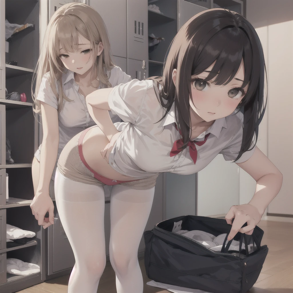 anime art, punctuation_9, punctuation_8_High above, punctuation_7_High above, punctuation_6_High above, punctuation_5_High above, punctuation_4_High above, toga himiko, breasts big, She is 24 years old, stylised_3, ,,, yellow eyes , , , , _, , His usual outfit consists of a simple seifuku with a very short Kansai collar and a wet shirt.., translucent texture., with the eyes showing a little., both the short skirt showing thinness, translucent white panties and small, transparent dark blue shirt with double white trim, very small, which is combined with a red scarf that she ties loosely at the bottom almost falling down. What's More, She wears a small beige cardigan with a small hem and cuffs. , and pockets on both sides, the one on the right shows a series of trinkets on a keychain or on a cell phone strap. She wears black knee-high socks and dark brown school shoes... fundo cinza, the view would be of her from the shore and a view below her, your ass would be too big and your panties would be too thin, the poico skirt covered, and she was'She is not wearing a bra under her see-through t-shirt, making your nipple appear, larger and more visible breasts, much more transparent music, more apparent and voluminous intimacy