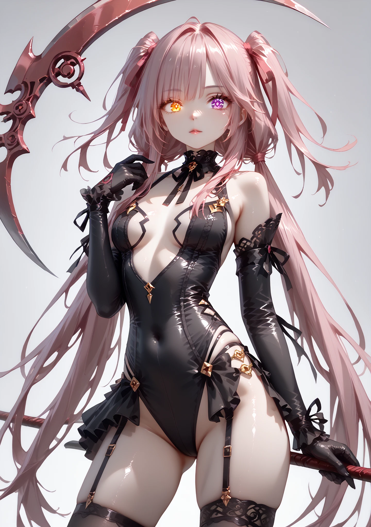 ((best quality)), ((highly detailed)), masterpiece, Succubus-style magical girl. Tentacles growing from her body. Tentacles with a mouth.