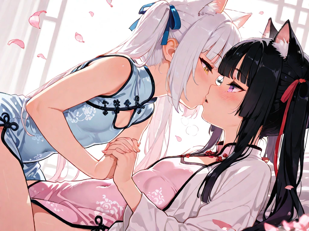 (8 year old Japanese girl naked,Lewd),(Futanari face-to-face sitting position),Heart Eyes,Sexy eyes excited ahegao'Eyes wearing silver-white mirrored lens sunglasses、I looked at the world reflected in the lenses of my sunglasses..(Side Pony,Colorful Hair),