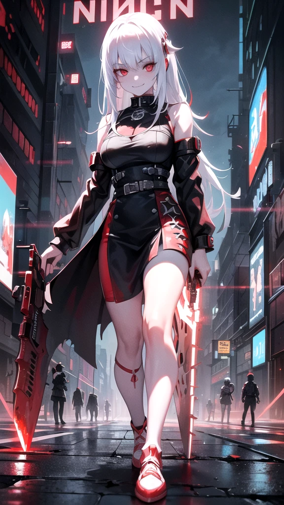 最high quality、Best image quality、masterpiece、girl((18-year-old、 By becoming、Best Bust、Medium Bust,Wide open breast tea、Red glowing eyes,Blonde、Disheveled Hair、Twin tails、thin,The highest valley、Open chest、Luminous Wristbands、hat、hair ornaments、luminous necklace、Black sleeveless hoodie(1:2)、Blue short skirt、Disheveled clothing、Show the whole body,Low - Angle、Hacker-like、sweating、lure、Black cute mask、Leaning against a wall、Black scarf、Holding a Japanese sword、Sad face、Chain Accessories、handcuffs)),high quality、Beautiful art、background((Black Room、Black Wall、Black furniture、Big black TV、Black PC、red paint))、Flight、Flying debris、Written boundary depth、movie、Visual Arts、Perfect art、8K,Genuine,