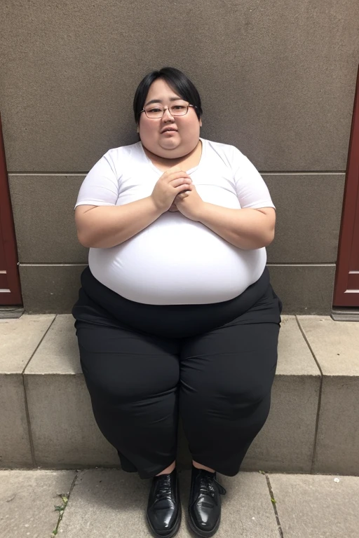 Extremely Morbidly Obese Chinese girl