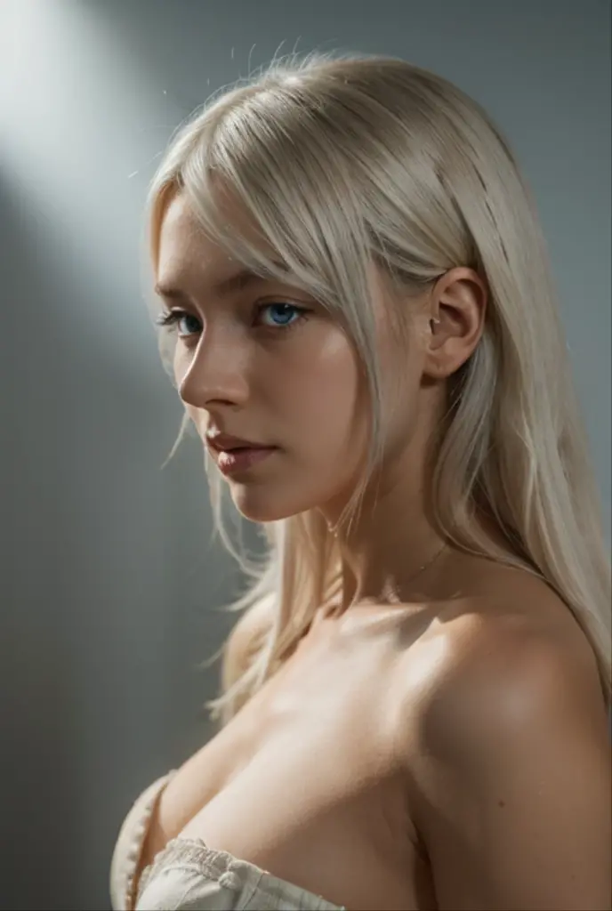 NSFW, open legs pose, naked pussy(UHD, 32k, photorealistic, Best Quality: 1.4), ADULT WOMAN, 35 years old, (Japanese,Women,pink and white hair, (Blue eyes)),((Show your armpits),whole body,Open your legs),((naked),black,red,purple