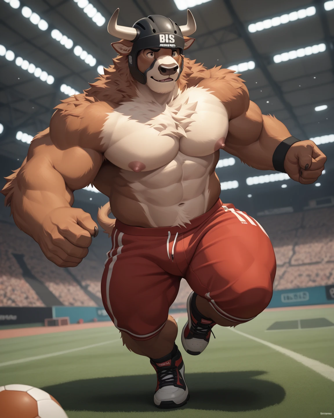 Furlong, male muscles, Bara, orange eyes, wolf tail, black fur, (pose:1.3), (โพสpose:1.3), (soft shading), 4K, hi res, five fingers, มือdetailed, ((ใบหน้าโดยdetailed, (ตาdetailed:1.0), detailed)), (full body), by zackarry911, by zaush, (by personalami:0.5), single, looking at the audience, Blush, smile, naked, focus man, glasses, electricity, Casual, Scars on the face,Green shorts, ผมelectricityสีน้ําเงิน