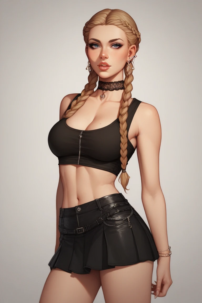 （highest quality,masterpiece：1.3），（blonde,Gray Skinny Yoga Pants,big ,Perfect body,Long legs：1.2），Full Body Shot,Cool posters，Sexy beauty,Slender body、Thin legs、(((He has many tattoos all over his body)), (((Tight waist))), ((Big Breasts)),(See-through)
