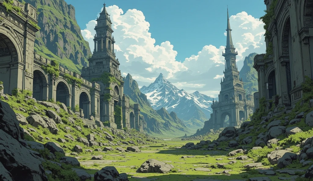 columnar mountain, artstation, hyperdetailed, ultra hd