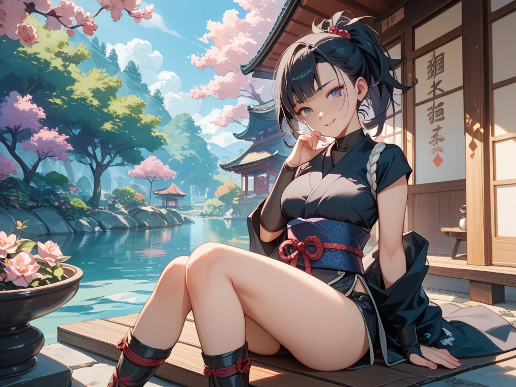 anime girl sitting on a wooden bench with a panda bear, by Yang J, trending on cgstation, artwork in the style of guweiz, ruan jia and artgerm, ig model | artgerm, extremely detailed artgerm, artgerm and ruan jia, ! dream artgerm, style artgerm