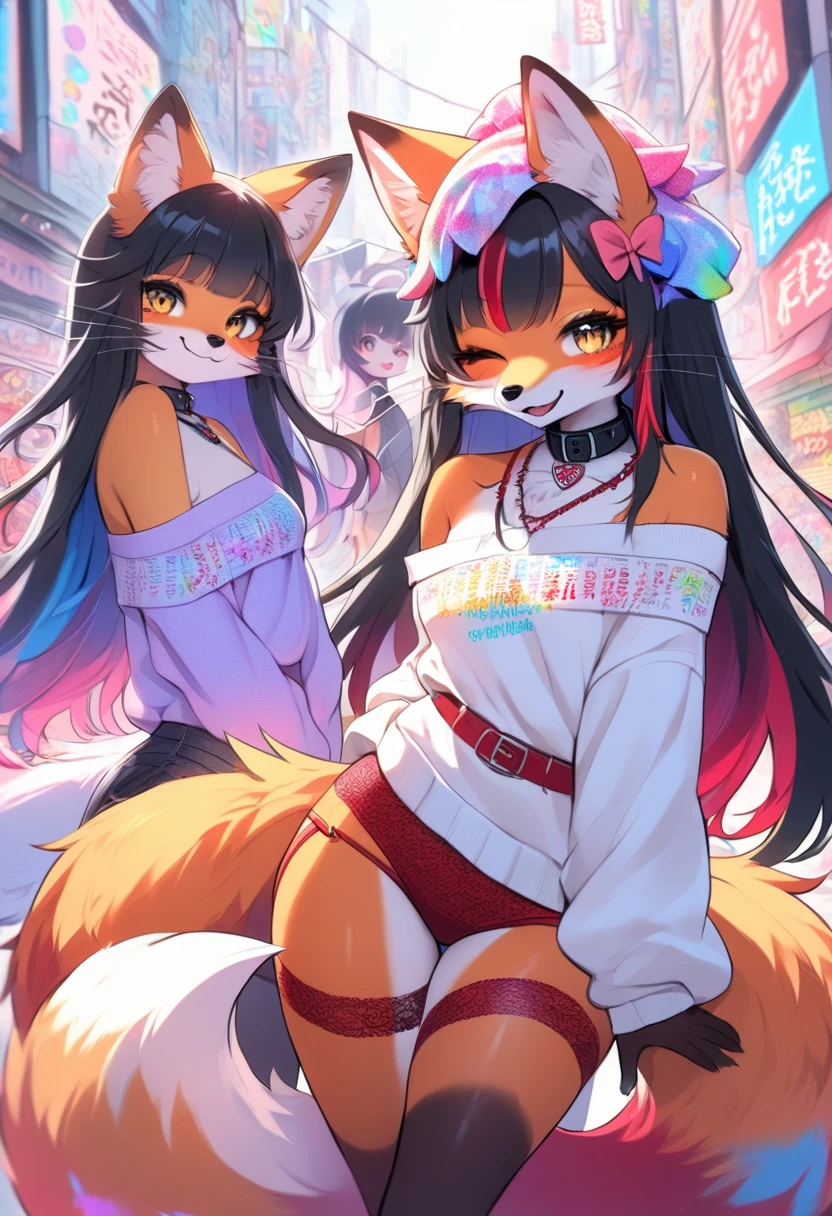 china dress, stocking, female furry mini cute style, holo a wolf girl, girl in a string bikini with a fox tail, female furry mini cute style, holo a wolf girl, realistic bikini, furry brown body, holo if a wolf girl, furry, fox tail, swimsuit, furry art!!!, curvy , Camel toe very obvious, The nipple contour pronounced, pubes, fishnet stockings wrap the thighs, absurdly long hair, erotic, Sci-fi, beautiful clothes , Lace, lace trims, lace clothing, lace clothing, pubes, thick thighs, beautiful face, short skirt, Fox Woman、body covered with fur、kawaii、hairy pubic， anthro, tuft, inner ear fluff, Black nose, Nature, Brown eyes, multicolored body，Fluffy tail